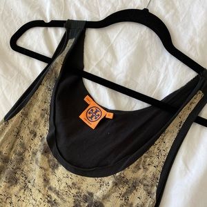 Tory Burch cotton dress with gold embellished XS